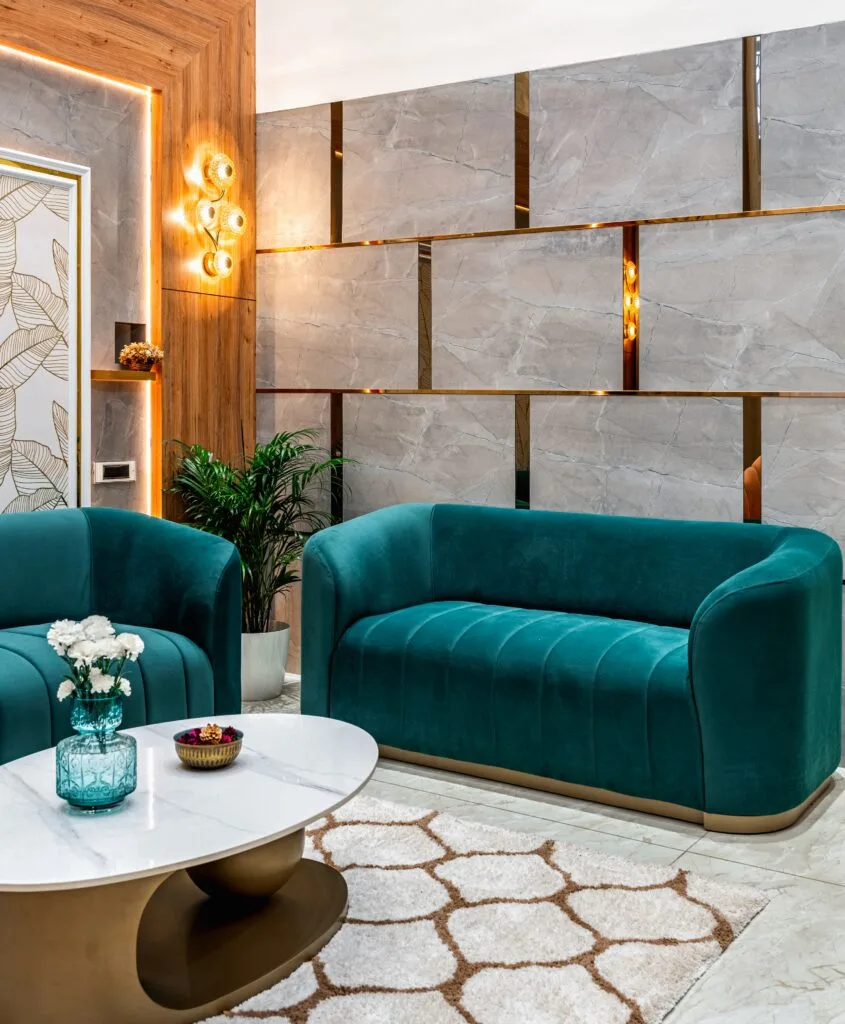 living room interiors trivandrum